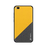 PINWUYO eert serie schokbestendige PC + TPU beschermhoes voor Xiaomi Redmi Go (geel)