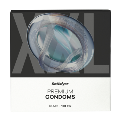 Satisfyer Condooms - Maat XXL - 64mm - 100 Stuks