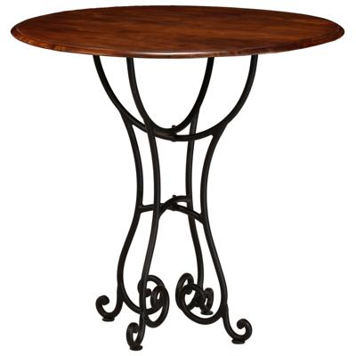 Eettafel 80x76 cm massief hout met honingafwerking