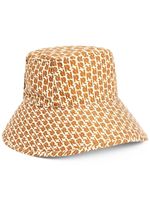 Rabanne bob en coton à motif monogrammé - Tons neutres