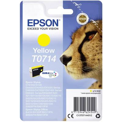 Epson Inktcartridge T0714 Origineel Geel C 13 T 07144012