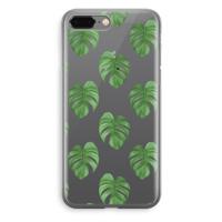 Monstera leaves: iPhone 8 Plus Transparant Hoesje