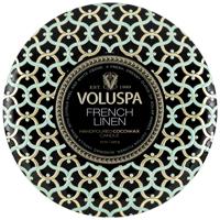 Voluspa Maison Noir French Linen 3 Wick Tin Candle 340gr Voluspa Maison Noir French Linen 3 Wick Tin Candle 340gr