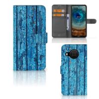 Nokia X10 | Nokia X20 | Book Style Case | Wood Blue