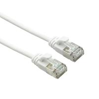 ROLINE U/FTP DataCenter Kabel Cat.7, LSOH, met RJ45 connectoren (500 MHz / Class EA), extra dun, wit, 2 m