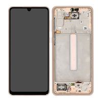 Samsung Galaxy A33 5G Front Cover & LCD Display GH82-28143D - Abrikoos