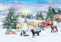 PLAYMOBIL Adventskalender Horses of Waterfall - Kerst sleerit constructiespeelgoed 71345 - thumbnail