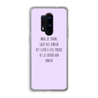 Sprong: OnePlus 8 Pro Transparant Hoesje