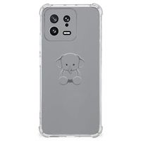 Xiaomi 13 Stevig Bumper Hoesje Grijs Baby Olifant - thumbnail