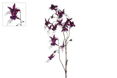 Kunstbloem "Canterbury Bells" paars PE 97 cm