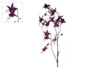 Kunstbloem "Canterbury Bells" paars PE 97 cm
