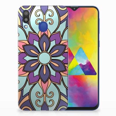 Samsung Galaxy M20 (Power) | TPU Case | Purple Flower Samsung Galaxy M20 (Power) | TPU Case | Purple Flower