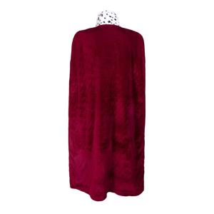 Boland koningsmantel 140 x 70 cm bordeaux one-size