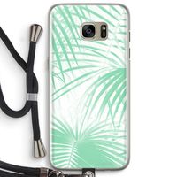 Palmbladeren: Samsung Galaxy S7 Edge Transparant Hoesje met koord Palmbladeren: Samsung Galaxy S7 Edge Transparant Hoesje met koord