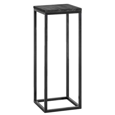 Leen Bakker - Plantentafel Gijs - 79x30x30 Cm - Hout - Zwart
