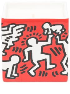 Ligne Blanche bougie carrée Keith Haring - Rouge