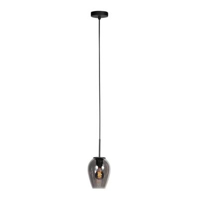 Steinhauer HanglampHaloSwap met 1 smoke glas Ø 15cm - 4290ZW