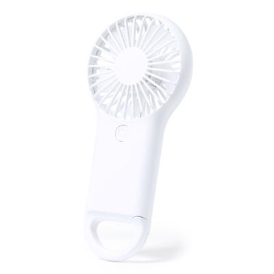 Mini ventilator Dayane - wit - 8 x 17 x 2 cm - verkoeling in zomer