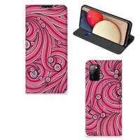 Samsung Galaxy M02s | A02s | Bookcase | Swirl Pink