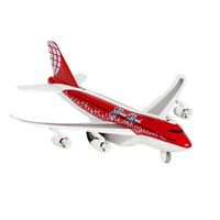 Rood gekleurd model vliegtuig   -