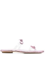 Stuart Weitzman claquettes SW Bow - Blanc