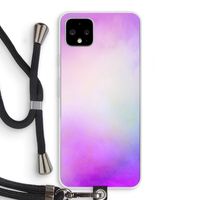 Clouds pastel: Pixel 4 XL Transparant Hoesje met koord Clouds pastel: Pixel 4 XL Transparant Hoesje met koord
