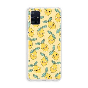 Citroenen: Galaxy A51 4G Transparant Hoesje