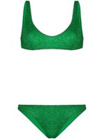 Oséree bikini à effet métallisé - Vert