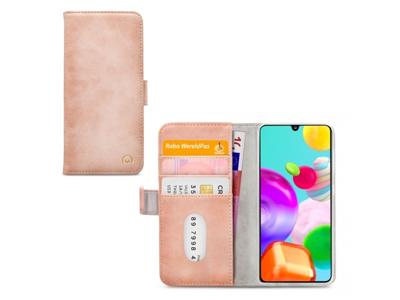 Mobilize Mobilize Elite Gelly Wallet Book Case Samsung Galaxy A41 Soft Pink