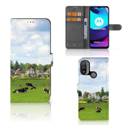 Motorola Moto E20 | E30 | E40 | Telefoonhoesje | Met pasjeshouder | Koeien