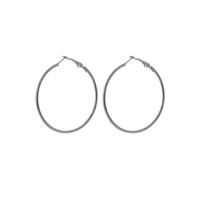 Go Dutch Label Creolen 6 cm Zilver