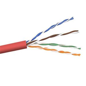 ACT Cat6a, 305m netwerkkabel Rood U/FTP (STP)