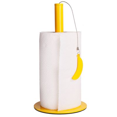 Balvi Keukenrolhouder Banaan 31 Cm Staal Geel