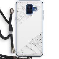 Biggest stripe: Samsung Galaxy A6 (2018) Transparant Hoesje met koord