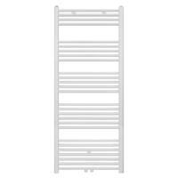 Handdoekradiator Belrad | 160x60 cm | Midden aansluiting | 616 watt | Wit geborsteld