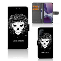 Telefoonhoesje met Naam OnePlus 8T Skull Hair - thumbnail