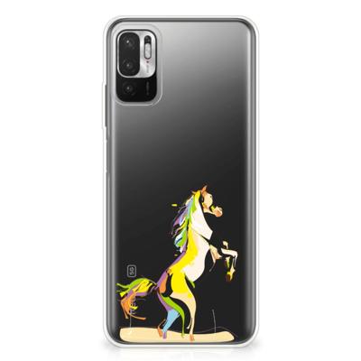 Xiaomi Redmi Note 10/10T 5G | Poco M3 Pro Telefoonhoesje met Naam Horse Color Xiaomi Redmi Note 10/10T 5G | Poco M3 Pro Telefoonhoesje met Naam Horse Color