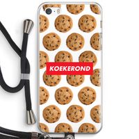 Koekerond: iPhone 5 / 5S / SE Transparant Hoesje met koord