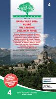 Wandelkaart 4 Bassa Valle Susa, Musinè, Val Sangone, Collina di Rivoli | Fraternali Editore Wandelkaart 4 Bassa Valle Susa, Musinè, Val Sangone, Collina di Rivoli | Fraternali Editore