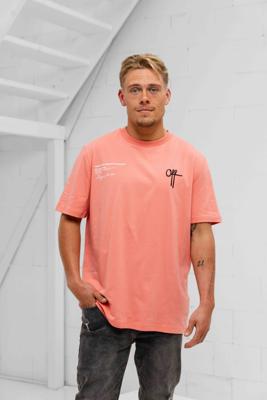 Off The Pitch Neo Regular Fit T-Shirt Heren Roze - Maat S - Kleur: Roze | Soccerfanshop