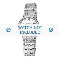 Jacques Lemans horlogeband 1-1934C Staal Zilver