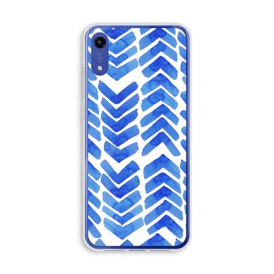 Blauwe pijlen: Honor Play 8A Transparant Hoesje