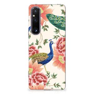 TPU Hoesje voor Sony Xperia 1 V Pink Peacock