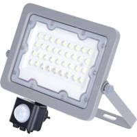 LED Bouwlamp 30W met Bewegingssensor - Koud Wit 6500K - IP65 Waterdicht