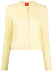 Cashmere In Love cardigan Faye en maille fine - Jaune