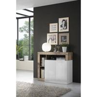 Benvenuto Design Hamburg Dressoir 2 deurs Wit | Eiken - thumbnail