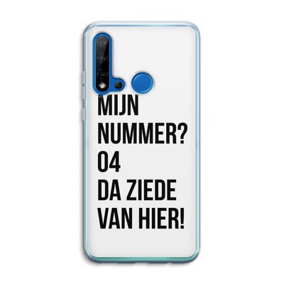 Da ziede van hier: Huawei P20 Lite (2019) Transparant Hoesje