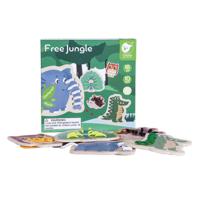 Classic World world rijgpuzzel jungle, 10dlg. Classic World world rijgpuzzel jungle, 10dlg.