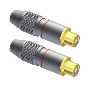 Procab VC210 Set met 2 RCA female connectors