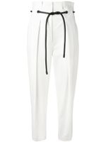 3.1 Phillip Lim pantalon à taille haute plissée - Blanc - thumbnail